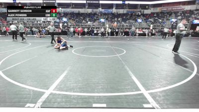 106 lbs Round Of 16 - Garrett Gordon, Agape Wrestling Club vs Alex Powers, Lemont