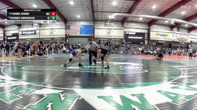 135 lbs Quarterfinal - I`yanna Jones, Western vs Sydney Birkholm, South Tahoe