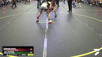 85 lbs Quarterfinal - Edward Smith, Bay County Road Runners vs Ash Staffen, Trojans WC -Sturgis