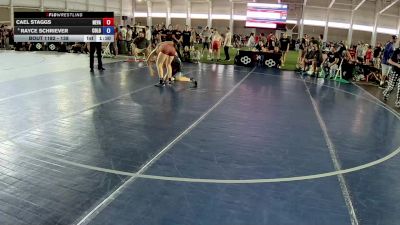 138 lbs 3rd Place Match - Cael Staggs, Nevada vs Rayce Schriever, Colorado
