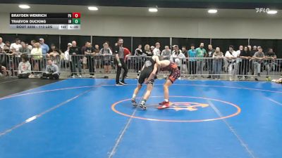 113 lbs Round Of 16 - Brayden Wenrich, PA vs Traevon Ducking, IN