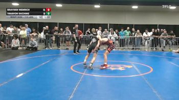 113 lbs Round Of 16 - Brayden Wenrich, PA vs Traevon Ducking, IN