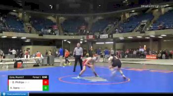 126 lbs Cons. Round 2 - Douglas Phillips, Burlington Central vs Hudson Ikens, DeKalb