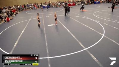 57-63 lbs Cons. Round 1 - Carter Schmitz, Monticello Wrestling Club vs Bruce Clementson, Minnesota