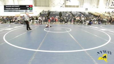 81 lbs Cons. Round 5 - Mason Rotthoff, Purple Eagles Wrestling Academy vs Frank Williams Iv, Barn Brothers