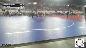 110 lbs Round Of 16 - BRAYLEIGH COOPER, McLoud vs Leah Wynn, El Reno