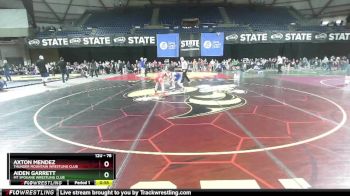 78 lbs Cons. Round 2 - Aiden Garrett, Mt Spokane Wrestling Club vs Axton Mendez, Thunder Mountain Wrestling Club