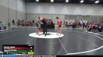 180 lbs 2nd Wrestleback (8 Team) - Chloe Vining, Ohio Scarlet vs Henlee Haynes, Florida