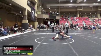 110 lbs Round 5 (6 Team) - Blake Armfield, $nowmen vs Matthew Martinez, Duran Elite