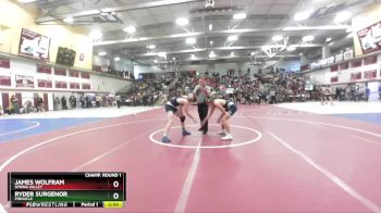 144 lbs Champ. Round 1 - James Wolfram, Spring Valley vs Ryder Surgenor, Pinnacle