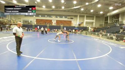 157 lbs 1st Place Match - Tyler Rossini, Brockport vs Conner Doherty, USMAPS
