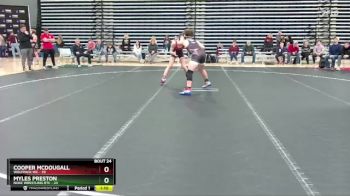 140 lbs Round 5 (10 Team) - Myles Preston, Noke Wrestling RTC vs Cooper McDougall, Wolfpack WC