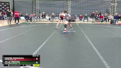 140 lbs Round 5 (10 Team) - Myles Preston, Noke Wrestling RTC vs Cooper McDougall, Wolfpack WC