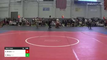 170 lbs Semifinal - Samuel Brown, Fight Syndicate vs Colton Berg, Sycamore WC