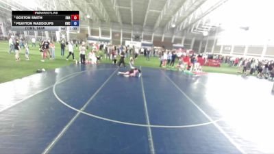 94 lbs Cons. Semi - Boston Smith, Sanderson Wrestling Academy vs Peayton Waddoups, Charger Wrestling Club