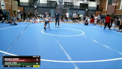 54-58 lbs Round 3 - Decker Morby, Sanderson Wrestling Academy vs Kanon Judd, Morgan Wrestling Club