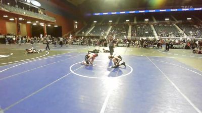 114 lbs Quarterfinal - Jett Bretz, Natrona Colts vs Reid Woodworth, Dickinson WC