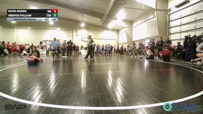 58 lbs Quarterfinal - Kevin Harris, HURRICANE WRESTLING ACADEMY vs Weston Pulliam, Team Tulsa Wrestling Club