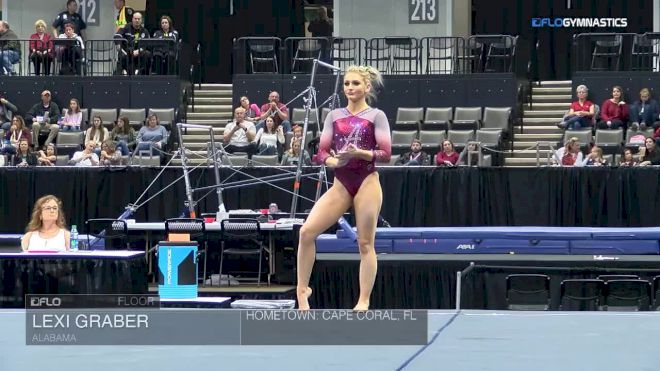 Lexi Graber - Floor, Alabama - 2018 Elevate the Stage - Huntsville (NCAA)