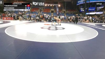 120 lbs Cons. Rd Of 32 - Kaleb Blackner, UT vs Zack Samano, CA