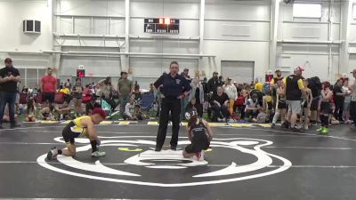 92 lbs Round 6 - Arielle Herndon, Lil Rebels vs Dez Pacheco, Grindhouse Wrestling Club