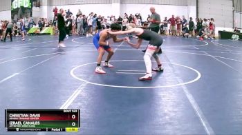 130 lbs Champ. Round 2 - Izrael Canales, Attrition Wrestling vs Christian Davis, Minion Training Center