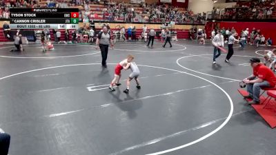 62 lbs Champ. Rd Of 32 - Tyson Stock, Grace Wrestling Club vs Cannon Crisler, Jimenez Trained Academy
