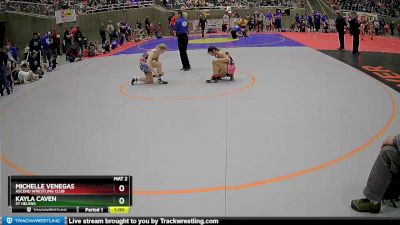 127 lbs Quarterfinal - Kayla Caven, ST HELENS vs Michelle Venegas, Ascend Wrestling Club