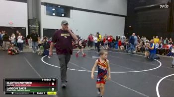 61 lbs Quarterfinal - Landon Zakis, Stratford Knights Youth vs Clayton Poynter, Eastside Youth Wrestling