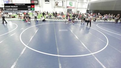 Junior Boys - 144 lbs Cons. Round 4 - Carter Krier, Oakley Wrestling Club vs Logan Trujillo, La Gente Wrestling Club