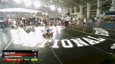 49 lbs Semis & 1st Wrestleback (8 Team) - Krue Ashby, Delta vs Stockton Rowley, Ravage