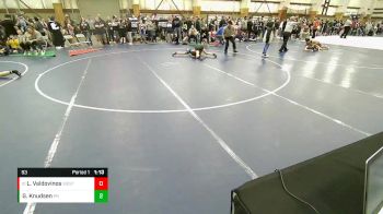 93 lbs Quarterfinal - Luis Valdovinos, Payson Pride vs Gunner Knudsen, Fremont Wrestling Club