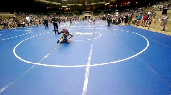 113 lbs Rr Rnd 1 - Davon Hines, Blue T McLain vs Elijah Cherry, Tulsa Blue T Panthers