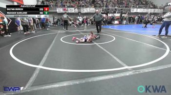 43 lbs Semifinal - Dilynn Burch, Sperry Wrestling Club vs Reagan Garland, Berryhill Wrestling Club