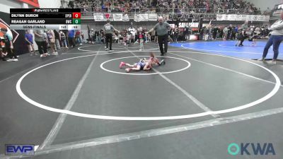 43 lbs Semifinal - Dilynn Burch, Sperry Wrestling Club vs Reagan Garland, Berryhill Wrestling Club