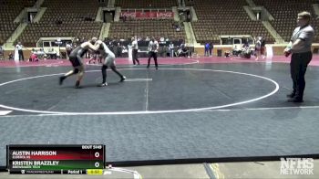 5A 215 lbs Cons. Semi - Kristen Brazzley, Brewbaker Tech vs Austin Harrison, Elberta HS