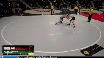 138 lbs Cons. Round 2 - Colton Kainz, West Bend vs James Peterson, Cambridge-Isanti