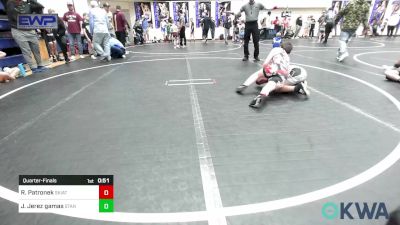 90 lbs Quarterfinal - Raleigh Patronek, Skiatook Youth Wrestling vs Joshua Jerez Gamas, Standfast OKC