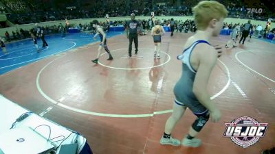 96 lbs Quarterfinal - Briar Campo, Cushing Tigers vs Conner Chancellor, Salina Wrestling Club