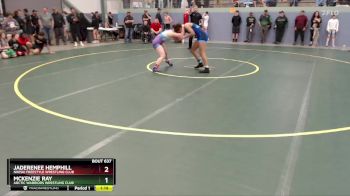 130 lbs Cons. Round 1 - JadeRenee Hemphill, Nikiski Freestyle Wrestling Club vs Mckenzie Ray, Arctic Warriors Wrestling Club