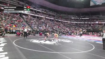 150-5A 1st Place Match - Derek Barrows, Pomona vs Jack Simpson, Ponderosa