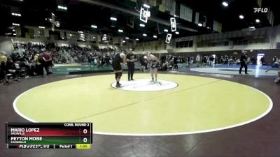 215 lbs Cons. Round 2 - Peyton Moise, Camarillo vs Mario Lopez, Vacaville