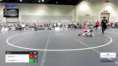 97 lbs Semifinal - Trenton Warren, Valiant Prep Wrestling Club vs Logan Crandall, Askren Wrestling Academy - (B)