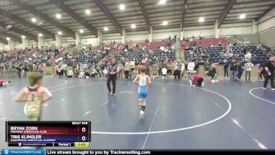 56 lbs Cons. Semi - Bryan Zorn, Fremont Wrestling Club vs Trig Klingler, Sanderson Wrestling Academy