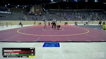 152 lbs Cons. Round 2 - Bralyn Maynard, Pike County Central vs Savannah Kennedy, Harrison County