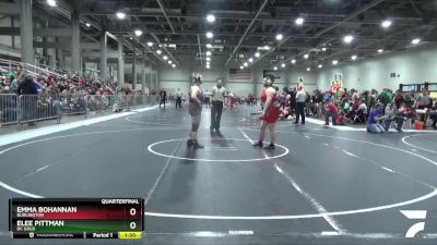 235 lbs Quarterfinal - Emma Bohannan, Burlington vs Elee Pittman, DC Gold