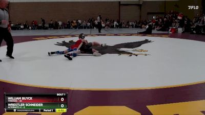 80 lbs Finals (2 Team) - William Buyck, TMBWWG vs Wrestler Schneider, Alternate #1