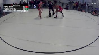 135 lbs Semifinal - Zaen Green, Kearney vs Logan Svoboda, Aurora Wrestling Club