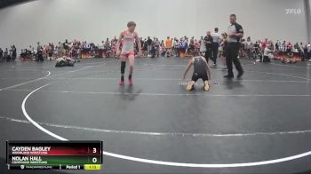 85 lbs Quarterfinal - Nolan Hall, Compound Wrestling vs Cayden Bagley, Woodland Wrestling