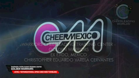 Warriors Cheerleading Training Center - Golden Warriors [2026 L7 International Open Coed Non Tumbling Semis] 2026 The Cheerleading Worlds